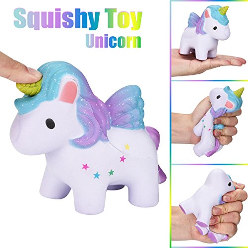 Unicorn Squishy Jumbo, Kawaii Slow Rising Squeeze Toy