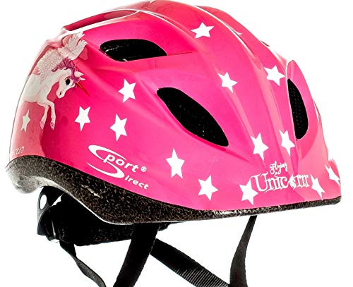 Sports Direct Pink Unicorn Bike Helmet