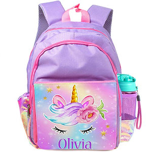 Personalised Girls Unicorn Backpack | Rucksack 