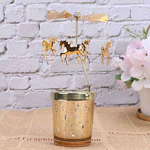 Gold Unicorn Tea Light Candle Holder 