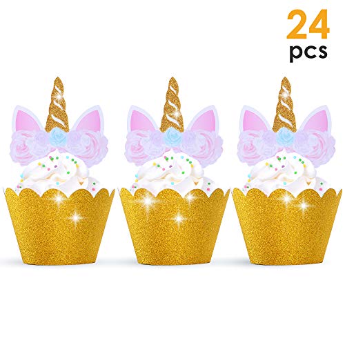 Unicorn Cupcake Decorations