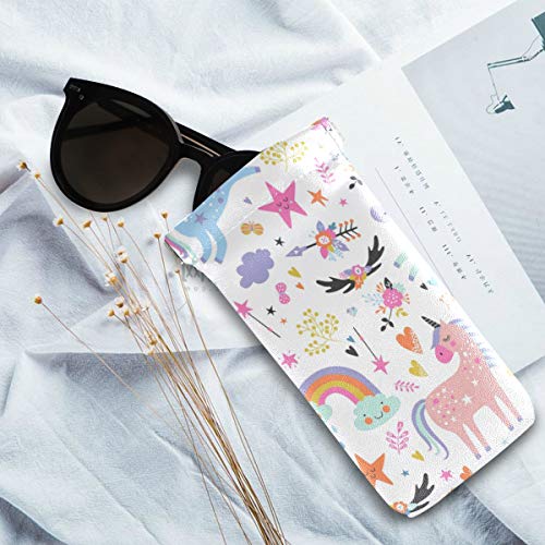 Unicorn design sunglasses case 
