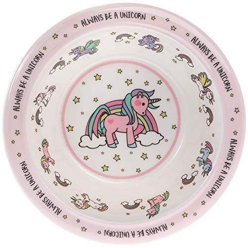 Little Stars Unicorn Bowl for Kids - Pink 
