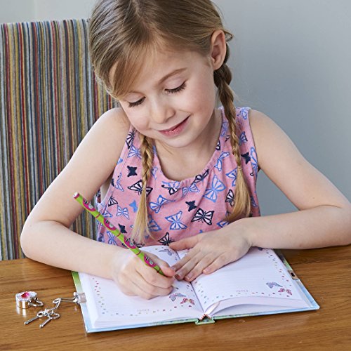 Lucy Locket Magical Unicorn Kids Secret Diary (Lockable Diary With Padlock & Keys) Glittery Diary for Children