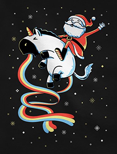 Santa Riding A Unicorn Xmas Jumper