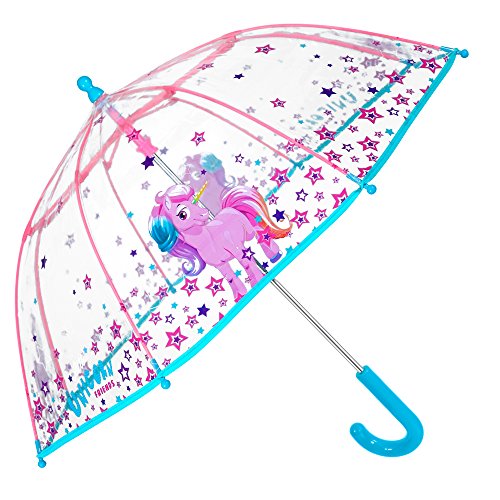 Unicorn Kids Umbrella - Bubble Stick Umbrella for Girls - 3 to 6 Years 