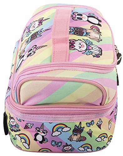 Unicorn Team Pink Girls Lunchbox 