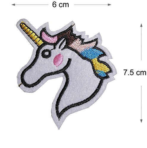 Cute Iron On Sew On Unicorn Patch 