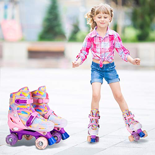 Roller Skates For Girls | Purple & Pink 