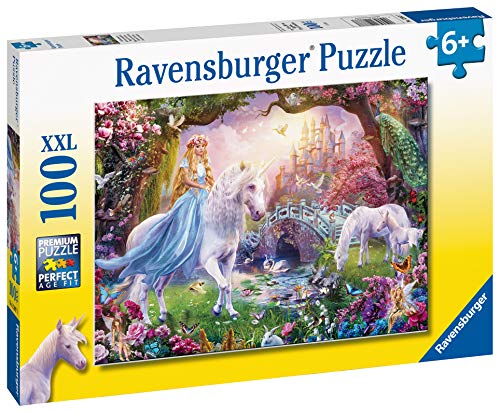Ravensburger 12887 Magical Unicorn, Be Happy XXL 100pc Jigsaw Puzzle