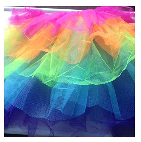 Rainbow Tutu Skirt Fancy Dress Unicorn 