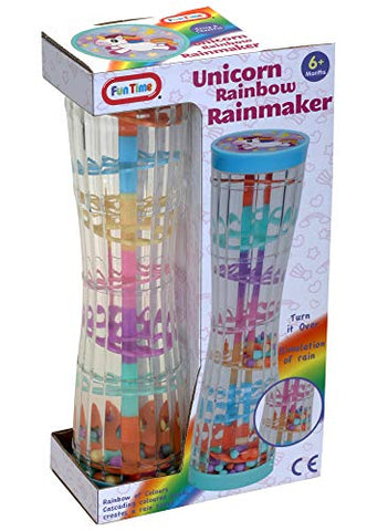 A to Z 55961 Unicorn Rainbow Rainmaker Noise Maker