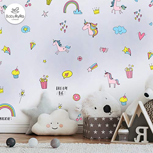 Dream Big Unicorn Wall Stickers 