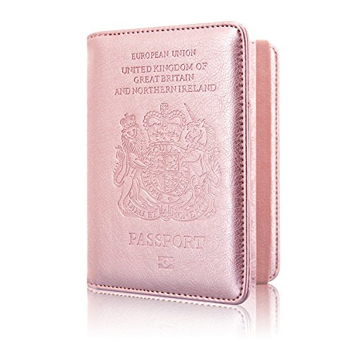 Rose Gold Unicorn Pink Passport Case 