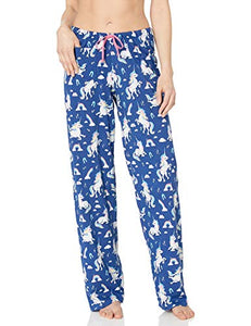 Hatley Women's Jersey Pyjama Pants Bottom | Rainbow Unicorns 