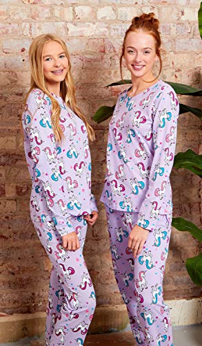 Slumber Hut Lilac Unicorn Loungewear Pyjamas 