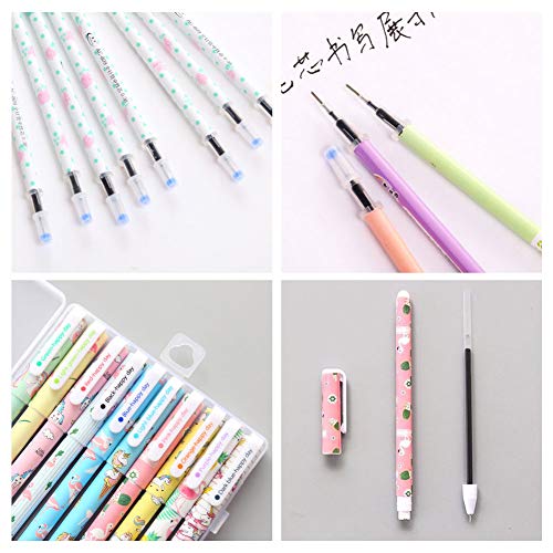 21 PCS Unicorn Stationery Set | Cute Unicorn Pencil Case | 10 PCS Colorful Unicorn Pen & 2 PCS Silicone Keychain (Pink)
