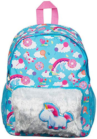 Turquoise unicorn backpack kids