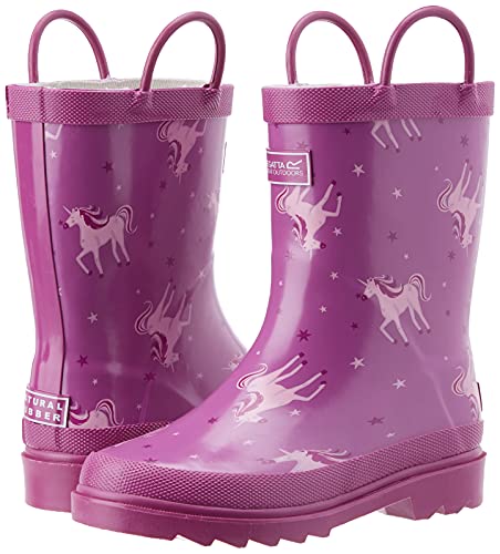 Pink Unicorn Regatta Wellington Boots 