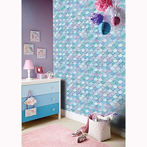 Iridescent Mermaid Wallpaper  Lilac