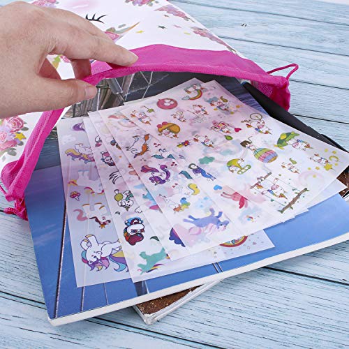 Unicorn Party Bags With Unicorn Stickers 