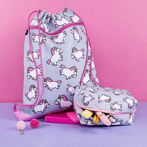 Unicorn Kids Drawstring Bag 