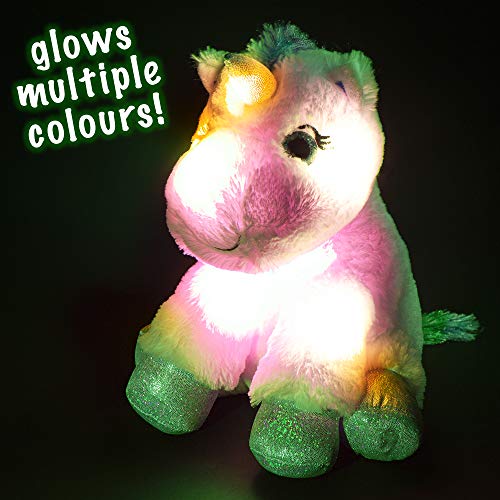 6 Colours Glow In The Dark Unicorn Light 