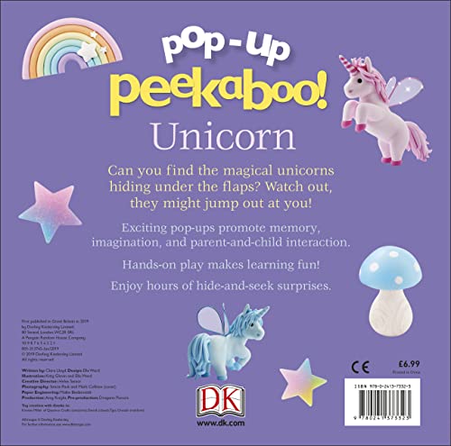 Peekabo Pop Up Unicorn Book 