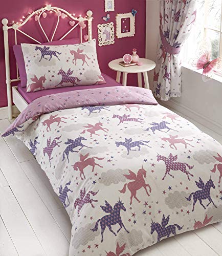 Unicorn Matching Bedroom Set Pink Purple 