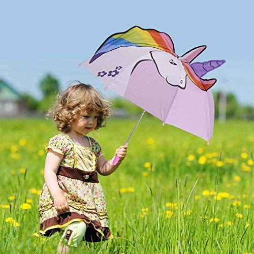 Pink Unicorn Small Umbrella for Kids | Age 3-7