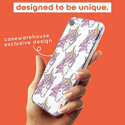 Cute Unicorn Phone Case for iPhone 7 / for iPhone 8 | Clear Ultra Slim Lightweight Gel Silicone TPU Protective Cover | Cute Summer Pattern Fruit Food