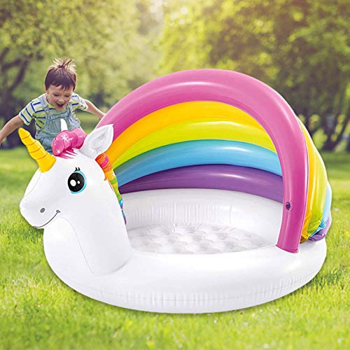 Unicorn Rainbow Coloured Babies Paddling Pool 