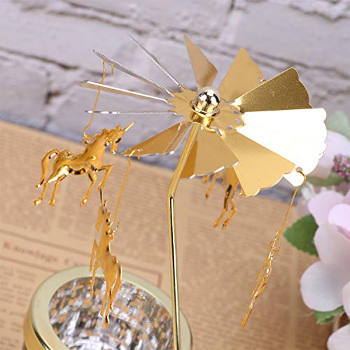 Unicorn Metal Candle Holder | Spinning Tea Light Holder 