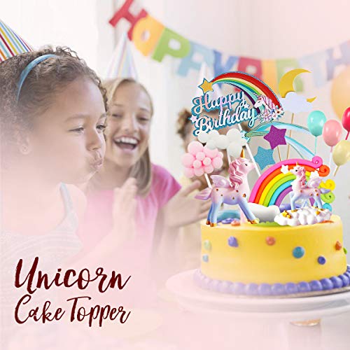 Cute Unicorn Cake Topper 
