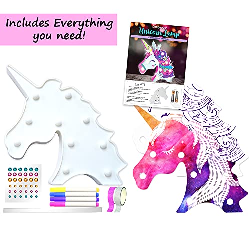 LED Unicorn DIY Lamp Kit For Kids 