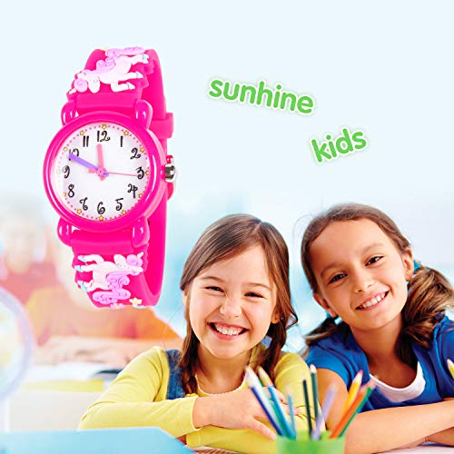 Hot Pink Unicorn Watch Kids