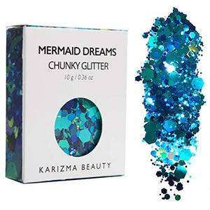 Mermaid Dreams Chunky Glitter ✮ Festival Glitter Cosmetic Face Body Hair Nails