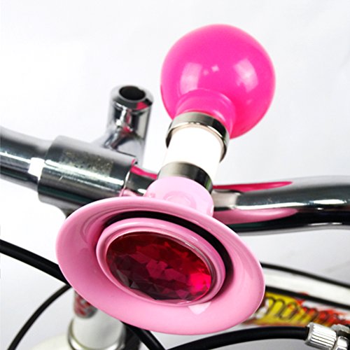 Pink Metal Air Horn Kids Bike Cycling Bell Handlebar Ring Horn