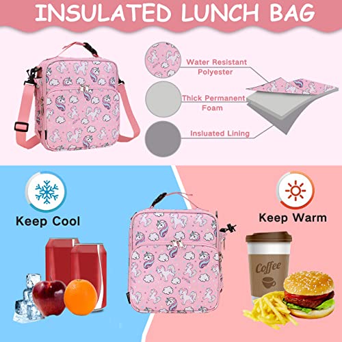 Insulated Lunch Bag | Unicorn Design 