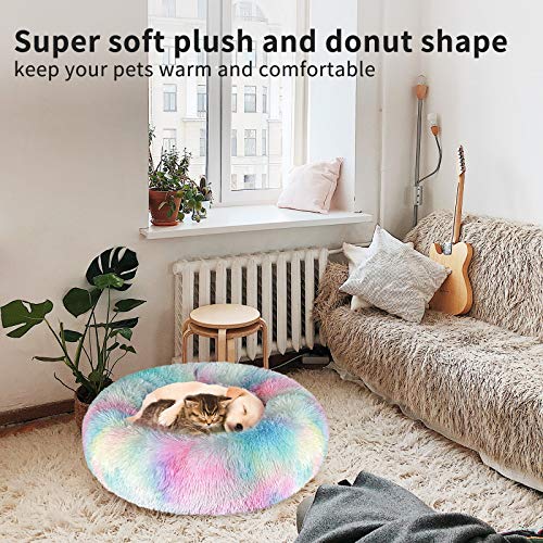 Donut Unicorn Pet Bed Multicoloured 