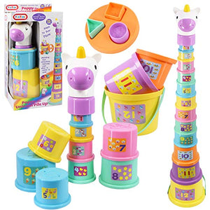 Unicorn Baby Toddler Stacking Nesting Sorting Cups Blocks | Baby Toy