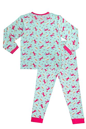 Cute Girl's Long Pyjamas | Unicorn Rainbow | Long Pj's