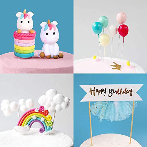 Unicorn And Rainbow Cake Topper Kit | Birthday Cake | Cake Decoration