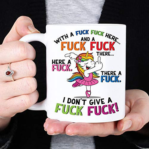 Rude Novelty Unicorn Mug | Unicorn Lover Gift Idea