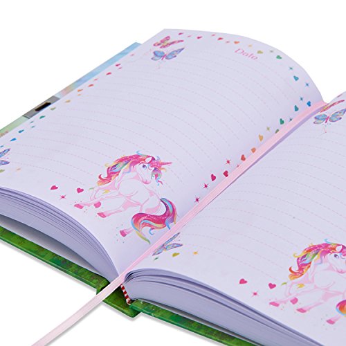 Unicorn Lockable Diary Journal