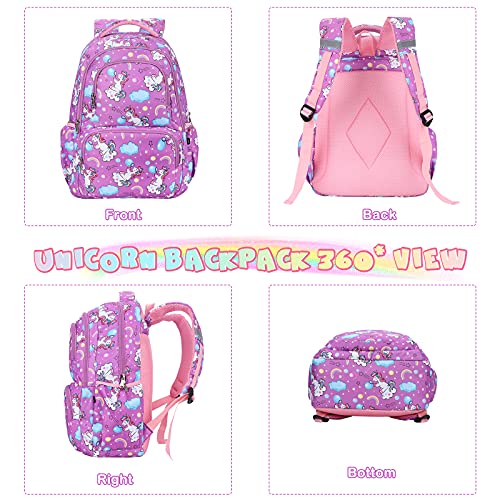 Unicorn Backpack | Pink | Purple 