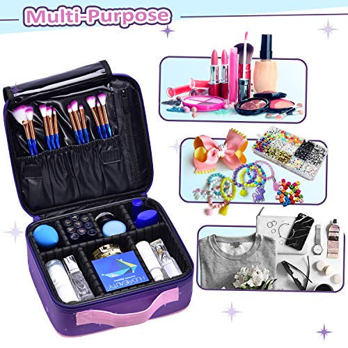 Purple Unicorn Makeup Bag | Cosmetic Case |  Beauty Box