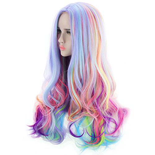 Pastel Unicorn Wig Multicoloured 