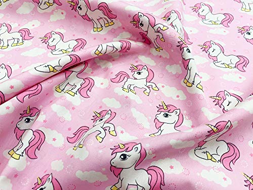 Pink Unicorn Crafting Fabric Material
