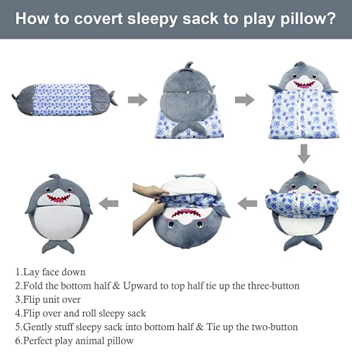 Kids Unicorn Sleeping Bag | Childs Pillow & Sleep Sack | 137 x 51cm